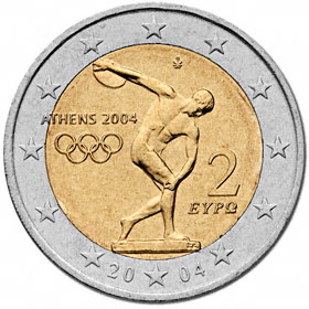 2 Euro Griechenland 2004