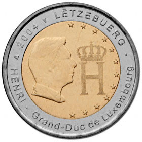 2 Euro Luxemburg 2004 Monogramm