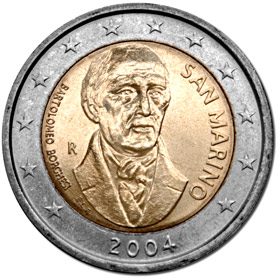 2 Euro Borghesi San Marino 2004