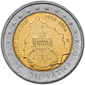 2 Euro Vatikan 2004