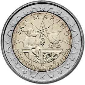 2 Euro San Marino 2005 Physik