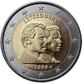 2 Euro Luxemburg 2006 Groherzog Henri