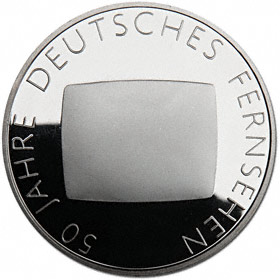 10 Euro 50 Jahre Deutsches Fernsehen