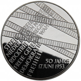 10 Euro 50 Jahre Volksaufstand