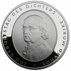 10 Euro Dichter Eduard Mörike