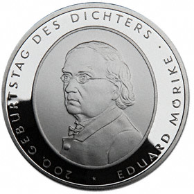 10 Euro Dichter Eduard Mrike