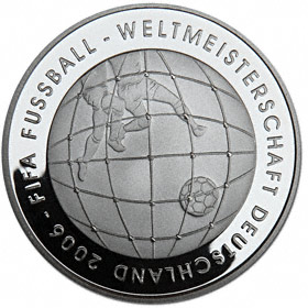 10 Euro Fussball WM Deutschland 2006 3. Ausgabe