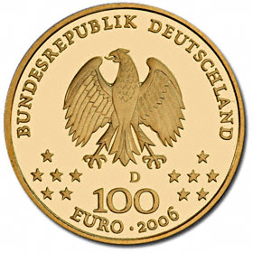 100 EURO Goldmünze 2006